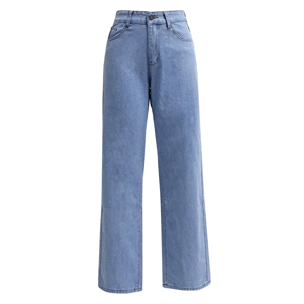  Straight Cut Jeans for Women Fashion Women High Waisted Stretch Slim Casual Pencil Pants