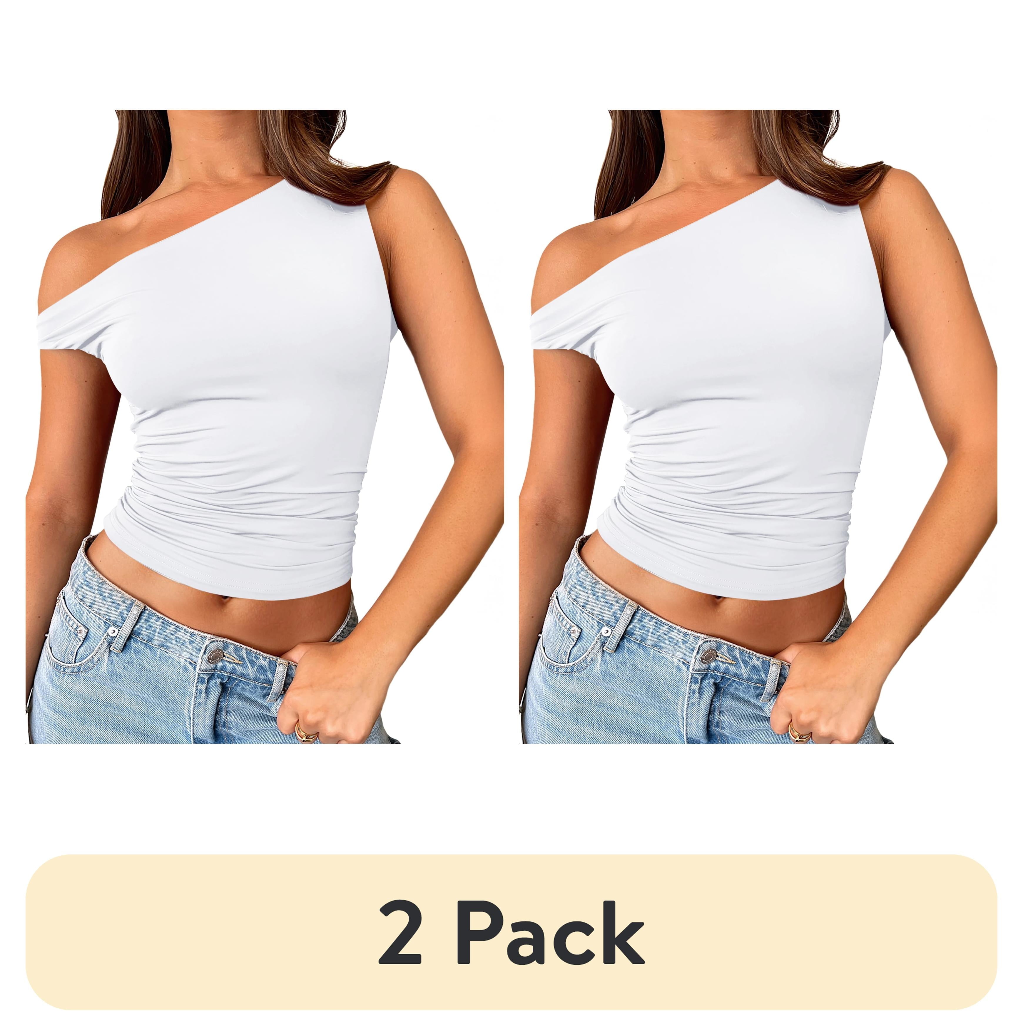 Womens off the Shoulder Top Shirts Going Out Crop Tank Top Y2K T Corset Tube Cute Fashion Outfits