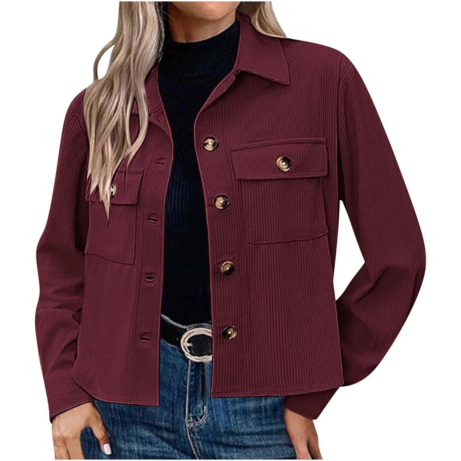 Winter Button Up Jacket Stylish