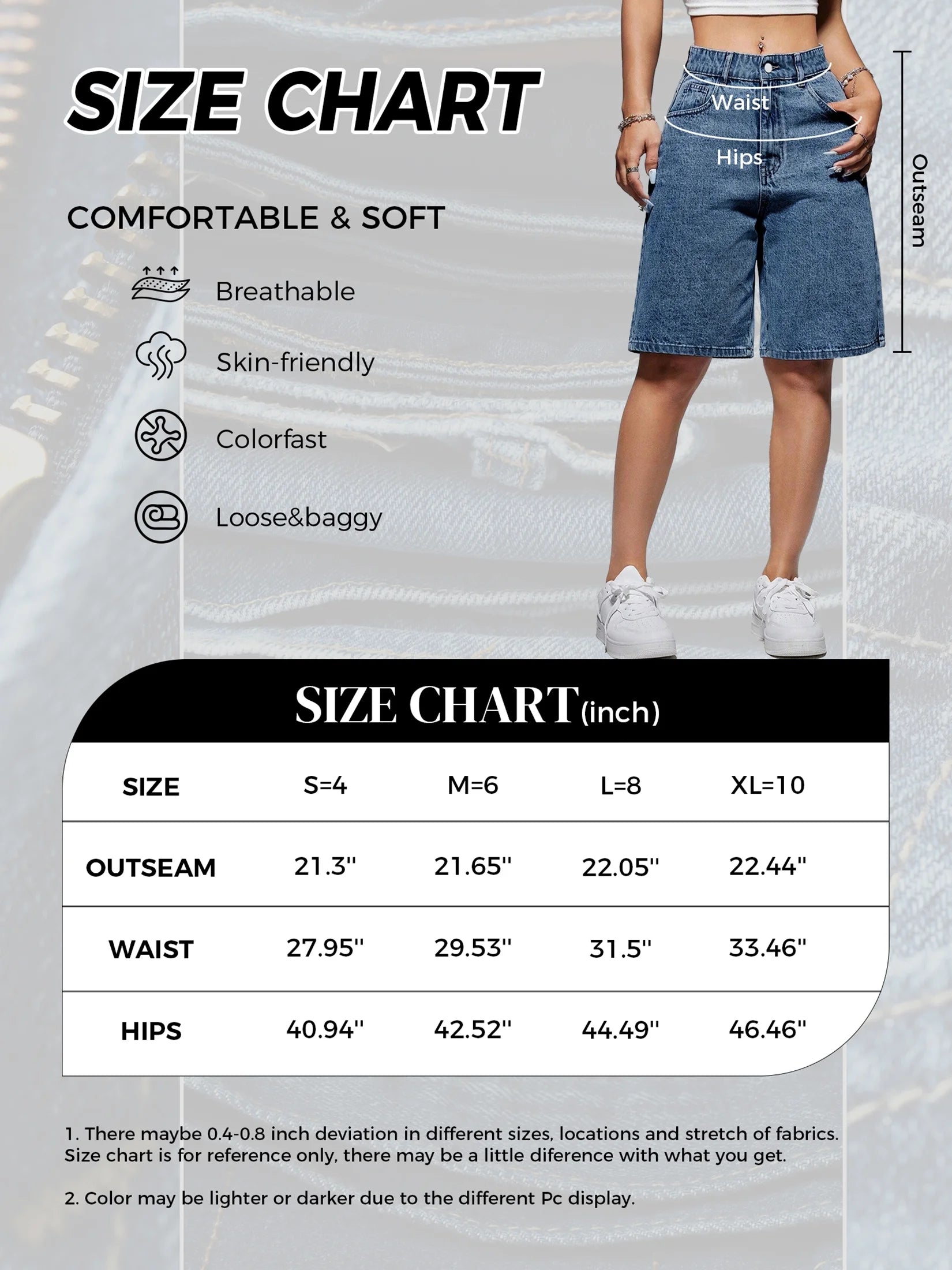 Women'S Denim Shorts Mid-Low Waist Jean Shorts for Women,Y2K Vintage Summer Streetwear