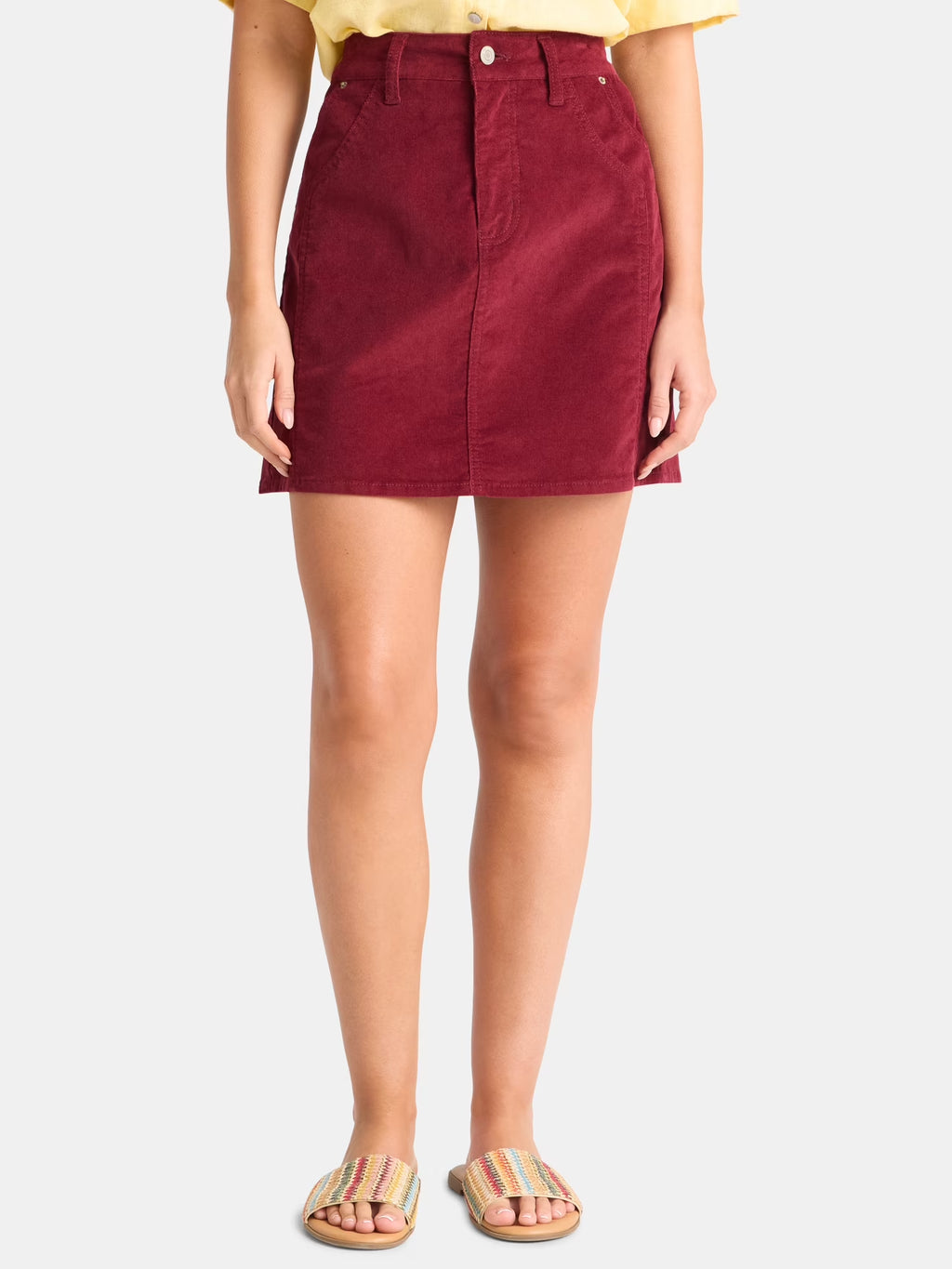 Women's Corduroy Mini Skirt