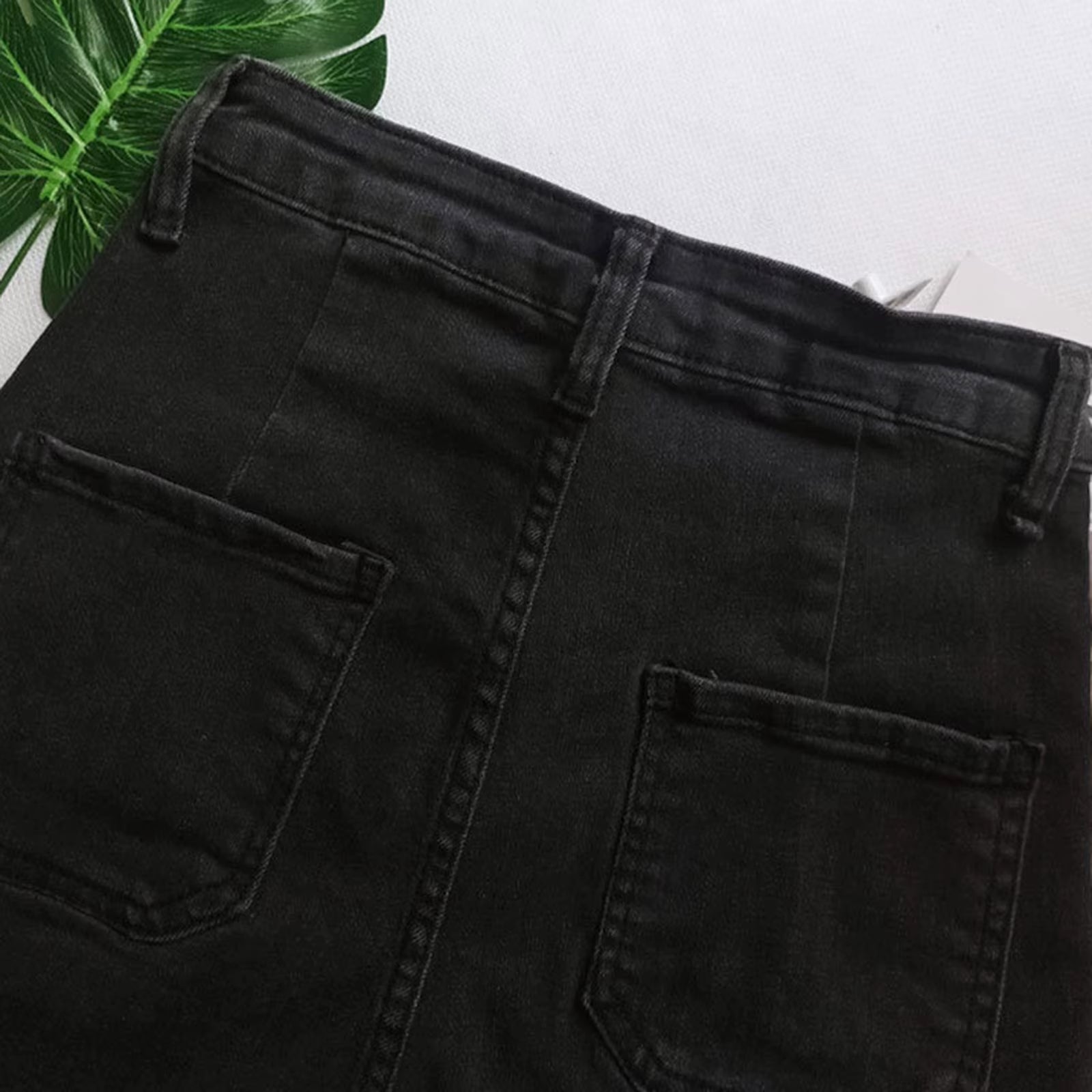 Women'S High Waisted Slim Fit Trousers Micro Flared Jeans Retro New Micro Flared Pants Straight Street Style Women'S Pants